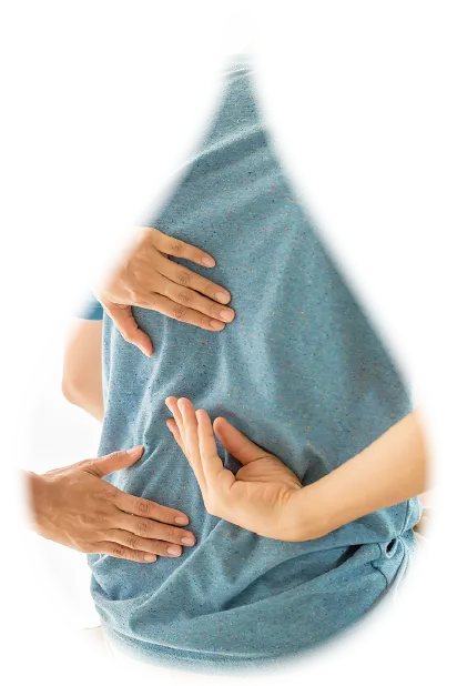 Manuelle Lymphdrainage am Arm